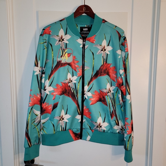 Flower Jacket Mens Large - Picture 3 of 8